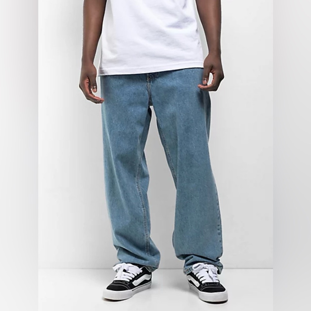 Empyre Loose Fit Medium Wash Skate Jeans  Size 40